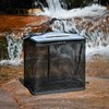 Floating Bait Bucket - Foldable Floating Fish Net Cage -