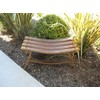 Wine Barrel Sweetheart Bench