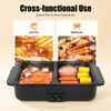 YUASDUU 2 in 1 Electric Hot Pot with Grill, 1200W