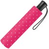 Mini Pocket Umbrella Women's Flash Automatic Dots, Pink, Pocket umbrella