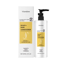 Scalp+ Hair Conditioner 237ML for Light Thinning Hair Increase Volume Shine Nourish Scalpvolume: 237ML, color: Gray, Scent: pleasant fragrance