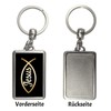 Jesus Keyring with Christian Symbol Pendant for the Keychain for