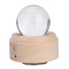 Solar System Pattern Crystal Ball Rotating Music Box USB Charging