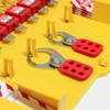 Wisamic Lockout Tagout Station with Cover, Includes 10 Key Different