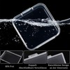 Duscdesp Pack of 24 Rectangular Plastic Boxes with Lids in