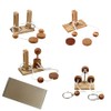 Brain Teaser Puzzle Wooden Threading Rope Loop Puzzle Luban Lock