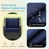 IPYNBAP 24x24x5.75 Inch Patio Cushion Covers for Deep Seat and