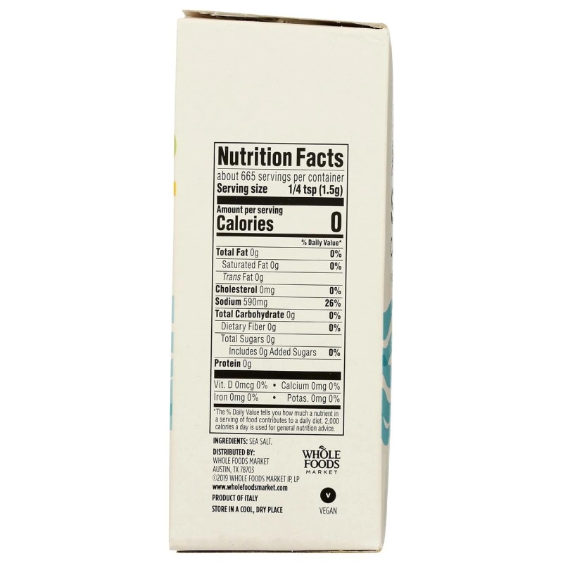 365 by Whole Foods Market, Salt Kosher, 35.2 Ounce