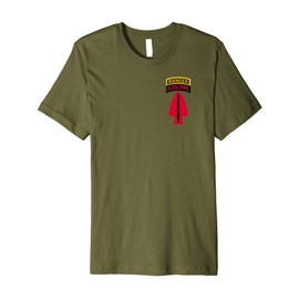 USASOC Shirt - Delta Force Shirt - w Ranger Tab SFOD-D - OD