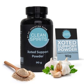Clean Spirits Xoted Support Powder for Relief & Liver Support - Post-Alcohol Recovery Aid with B Complex Vitamins, Magnesium & Vitamin E - Natural Wellness Blend for Energy & Muscle Tension