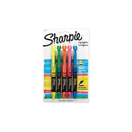 Sharpie 326330 Liquid Highlighters Chisel Assorted 5/Pack (24575PP)