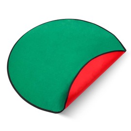 lasuroa Christmas Tree Mat, 100 cm Reversible Christmas Tree Stand Mat, Christmas Tree Skirt, Christmas Tree Floor Protection for Floor Protection