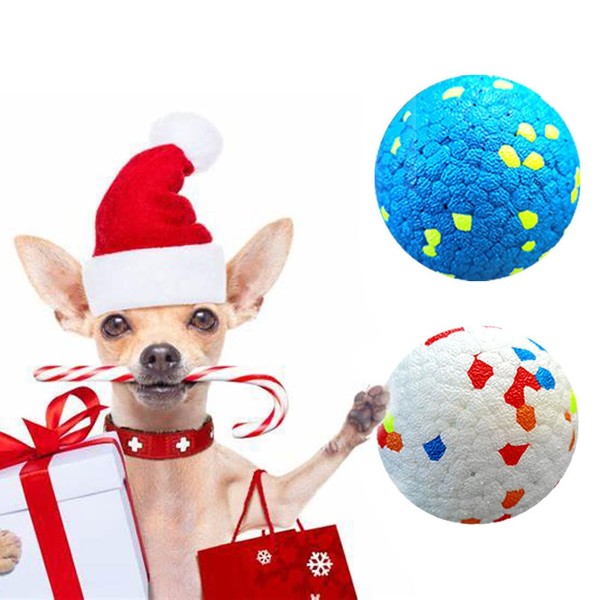 BESTZONE Dog Balls for Aggressive Chewers, Indestructible Tennis Balls for