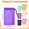 TIESOME 6 Pcs Soap Bags, Exfoliating Net Mesh Foaming Bag