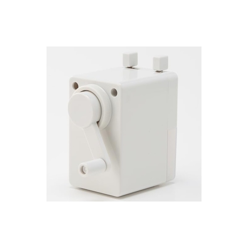 Muji NDB06A5S Manual Pencil Sharpener, Small, Light Gray, Approx. W