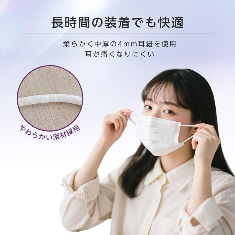 AI-Will Non-Woven Mask, Pleated Mask, Disposable Masks, 100 Masks, Large