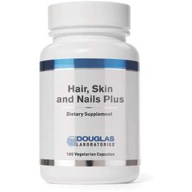 Douglas Laboratories Douglas Laboratories Hair, Skin & Nail Plus | Vitamins, Minerals, and Nutrients Formulated to Support Healthy Hair, Skin, and Nails | 100 Capsules