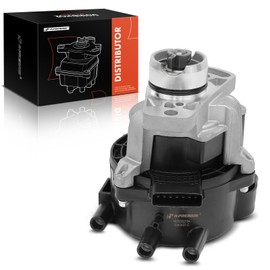 A-Premium Ignition Distributor with Cap and Rotor Compatible with Chrysler Sebring 2002-2005 & Dodge Stratus 2002-2005 & Mitsubishi Eclipse 2002-2005, Galant 2002-2003, 3.0L
