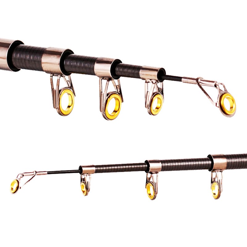 Mini Portable Ultralight Carbon Fiber Telescopic Fishing Rod Sea Fishing
