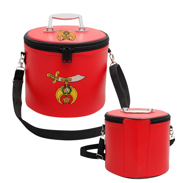 Nanba Group Machine Embroidered Shriner Fez Case – Deluxe Masonic