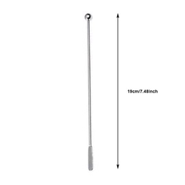 SagaSave 15PCS Cocktail Paddle Drink Stirrers, Steel Coffee Beverage Swizzle Stick for Coffee, Beverage, Cocktail