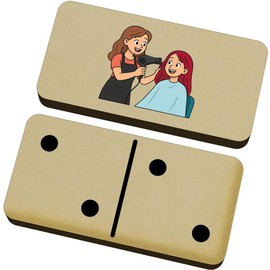 Azeeda 'Hair Stylist & Client' Domino Set & Box (DM00052253)