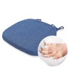KGPLOME Chair Cushion with Ties for Dining Chairs - Memory