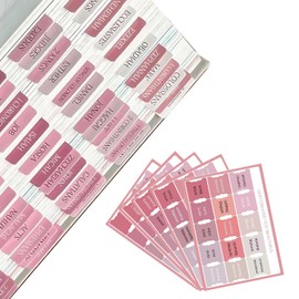 5 Sheets Bible Tabs, 75 Pcs Bible Tabs for Study Bible, Bible Index Tabs, Bible Divider Tabs for Old and New Testament Studying with Blank Laminated Bible Tabs (Pink)