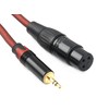 Devinal 3.5mm to XLR Microphone Cable, Balanced XLR Female to