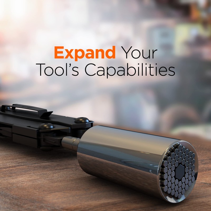 Galvanox Universal Socket Adapter Compatible with Leatherman Flat Bit System