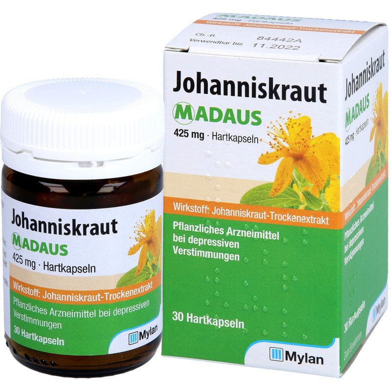 John's herb Madaus 425 mg hard capsules