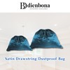 3 or 4 Packs Silky Satin Drawstring Dust Bag, Moisture-Resistant
