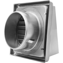 Byttlerom 5inch Wall Vent Cover, Stainless Steel Dryer Vent Cover Walls Exterior Dryer Exhaust Vent Cover 120mm/4.75inch Diameter