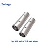 Voluty Tek XLR Male to 3 Pin XLR Microphone Adapter