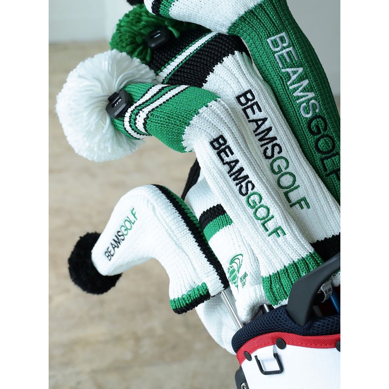 Beams Golf Men's Knit Headcover 2 (Driver), green