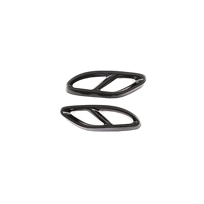 Stainless Steel Pipe Throat Exhaust Outlets Rear Frame Cover Trim