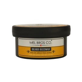 MEL BROS CO. - CERA DE ABEJA 3 OZ/Moldea y Suaviza Barba y Bigote 100% Ingredientes Naturales