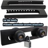 TEMEILI Double Door Locking Device, French Door Lock Security Barricade,