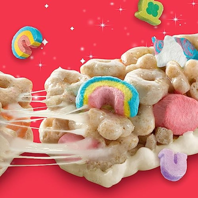 Lucky Charms and Golden Grahams S'mores Cereal Treat Bars, Snack