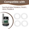 4Pcs Toilet Silicone Seal Gasket Compatible with Toto Flush Valve