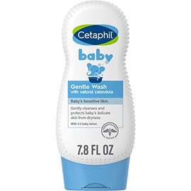 Cetaphil Baby Ultra Moisturizing Wash with Organic Calendula, 7.8 Ounce
