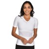 ALIGNMED Posture Shirt Pullover for Women (X-Large, White/Gray)