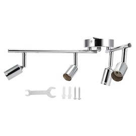 86-265V 12W GU10 4 Heads LED Ceiling Light Downlight Recessed Lamp for Wall Living Room