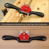 9 Inch Adjustment Woodworking Cutting Edge Plane Spokeshave Hand Trimming