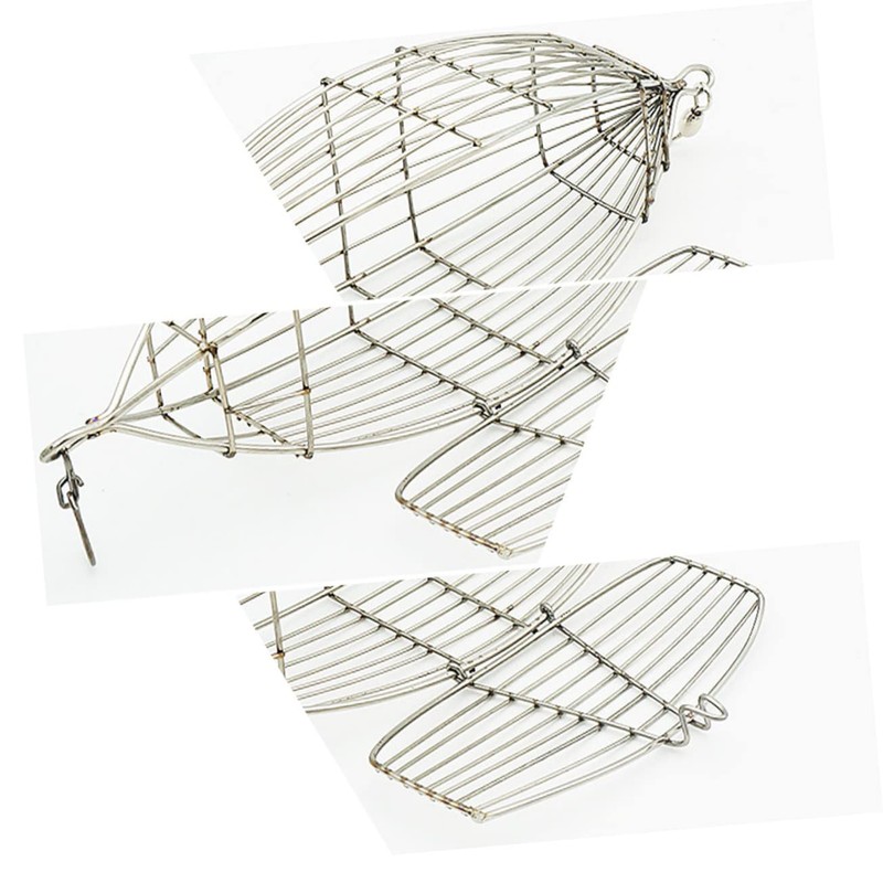Outanaya Stainless Steel Bait Trap Cage Lure Holder Fishing Bait
