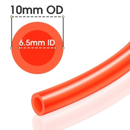 TAILONZ PNEUMATIC Orange 10mm OD 10 Meters PU Air Tubing Pipe Hose Pu Air Hose for Air Line Tubing or Fluid Transfer Tubing