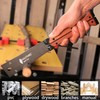 HAUTMEC 6-Inch Japanese Pull Saw, Double-Edged Folding Hand Saw with