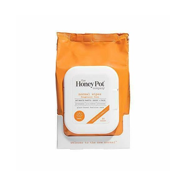 The Honey Pot Company Feminine Wipes - Normal 30 Count NEW & SEALED