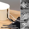 Cable Box, Beige Cable Management Box, Cable Organiser Box, Cable