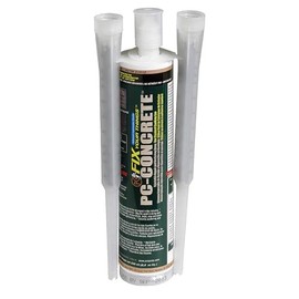 PC Products 72561 PC-Concrete Two-Part Epoxy Adhesive Paste for Anchoring and Crack Repair, 8.6 oz Cartridge, Gray (Twо Расk, Gray)